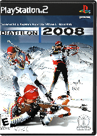 Biathlon 2008 Playstation 2 US box art